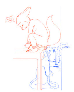 bdsm bodily_fluids bondage bound crying feces male male/male open_mouth pooping predicament_bondage shota tears young edis_krad sketch