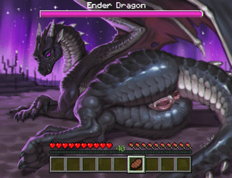 2_horns animal_genitalia animal_vulva anus bedroom_eyes beef black_body butt canine_genitalia canine_vulva claws feet female feral food gameplay_mechanics genitals gui health_bar horn looking_at_viewer lying meat membrane_(anatomy) membranous_wings muscular muscular_female muscular_feral narrowed_eyes on_side presenting presenting_anus presenting_vulva purple_eyes seductive snaggle_tooth soles solo steak tail toes vulva wings sylvirex microsoft minecraft mojang mythology xbox_game_studios jean_(minecraft) dragon ender_dragon mythological_creature mythological_scalie scalie chromatic_aberration hi_res signature