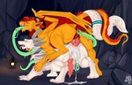 anal anal_penetration bodily_fluids cum cum_drip cum_in_ass cum_inside cum_on_ground dripping duo excessive_cum excessive_genital_fluids feral from_behind_position fur genital_fluids knot long_tongue male male/male mounting oral oral_penetration penetration sex step_position tail tail_coil tentacle_in_ass tentacle_in_mouth tentacle_penetration tentacles tongue tongue_out zyria european_mythology mythology noswer zenix_drakar dragon furred_dragon furred_scalie mythological_creature mythological_scalie scalie western_dragon hi_res