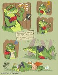 alligator alligatorid comic crocodile crocodilian dating diddy_kong_racing donkey_kong_(series) english_text fan_comic fanfiction funny_face kremling krunch_the_kremling nintendo nintendo_64 nintendo_ds nintendo_ds_family rareware reptile scalie shesamonkey ship text vehicle watercraft