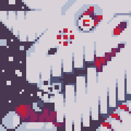 bone bone_in_mouth clothing corpse female feral fur looking_at_viewer male pupils red_clothing red_sweater red_topwear simple_background skull skull_head slit_pupils sweater topwear white_body white_fur archlego human mammal reptile scalie 1:1 digital_media_(artwork) hi_res pixel_(artwork)