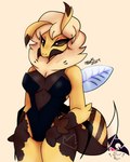 anthro brown_eyes eyelashes female queen royalty solo stinger wings ghostar656 arthropod bee hymenopteran insect absurd_res hi_res