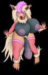 absurd_res alpha_channel anthro arcanine areola big_areola big_breasts big_nipples big_penis breasts choker colored_fingernails colored_nails colored_toenails cyberkaku ear_piercing ear_ring feet fingernails generation_1_pokemon genitals herm hi_res huge_breasts huge_penis hyper hyper_breasts hyper_genitalia hyper_penis intersex jewelry nails necklace nintendo nipples no_testicles penis piercing pokemon pokemon_(species) pubes ring_piercing solo spiked_choker toenails toes tongue tongue_out