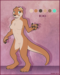 2014 barefoot breasts female flower flower_in_hair kiki mammal model_sheet mustelid nude otter pussy rarakie solo webbed_feet webbed_hands
Rating: Explicit
Score: 17
User: tony311
Date: April 10, 2014