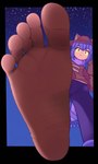 5_toes anthro feet female first_person_view foot_fetish foot_focus foot_play humanoid_feet looking_at_viewer low-angle_view plantigrade soles solo stomping toes trampling underfoot itameowmeow oneshot niko_(oneshot) felid feline mammal absurd_res hi_res