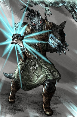 anthro armor clothed clothing footwear male nails shoes solo tail tomato_(artist) bethesda_game_studios microsoft the_elder_scrolls the_elder_scrolls_online sharp-as-night argonian lizard reptile scalie
