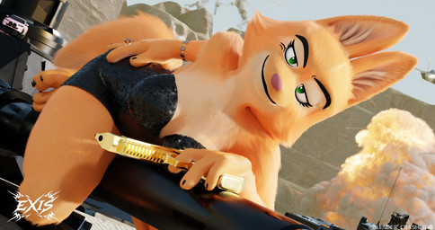 aircraft airplane anthro barbell_piercing black_clothing black_dress bracelet clothing desert_eagle dress eyelashes female gun handgun jet jewelry long_eyelashes looking_at_viewer piercing pistol ranged_weapon solo tank_(vehicle) tuft vehicle weapon exis bmw_m3 dreamworks f-22_raptor lockheed_martin the_bad_guys diane_foxington canid canine fox mammal 3d_(artwork) absurd_res digital_media_(artwork) hi_res