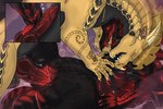 animal_genitalia balls black_balls black_body black_scales black_sheath black_tongue duo erection female feral genitals horn knot male male/female penetration penile penile_penetration penis penis_in_pussy pussy red_knot red_penis red_pussy red_tongue scales sheath tongue vaginal vaginal_penetration white_horn viurrr mythology wings_of_fire venom_(winter546) dragon mythological_creature mythological_scalie sandwing_(wof) scalie hi_res