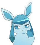 ambiguous_gender black_nose blue_arms blue_body blue_ears blue_eyes blue_face blue_head blue_inner_ear simple_background solo white_background sum nintendo pokemon eeveelution generation_4_pokemon glaceon pokemon_(species) hi_res