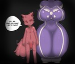 age_difference anthro balls big_breasts big_butt bodily_fluids breasts butt clothing duo female fur genital_fluids genitals huge_breasts huge_butt huge_thighs imminent_sex male male/female mature_anthro mature_female penile penis simple_background size_difference tail text thick_thighs white_body white_fur wide_hips young young_anthro young_male younger_male shuniim undertale undertale_(series) soya_(shuniim) toriel boss_monster_(undertale) bovid canid canine canis caprine goat mammal wolf absurd_res hi_res