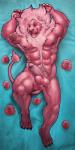 abs anthro anus armpit_hair balls biceps biped body_hair claws dakimakura erection fur genitals glans humanoid_genitalia humanoid_penis looking_at_viewer male muscular muscular_anthro muscular_male nipples nude pecs penis perineum pink_balls pink_body pink_fur pink_glans pink_penis plantigrade pose pubes smile solo tail tail_tuft tattoo toe_claws tuft vein chumbasket cartoon_network steven_universe lion_(steven_universe) felid lion mammal pantherine 1:2 2015 absurd_res dakimakura_design digital_media_(artwork) hi_res