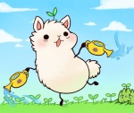 ambiguous_gender black_eyes blush chibi fur grass huiro llama plant solo unknown_species water watering what white_fur
Rating: Safe
Score: 4
User: slyroon
Date: April 09, 2014