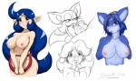 anthro areola big_breasts blue_body blue_fur blue_hair blush bodily_fluids breast_play breasts cum cum_on_face cum_on_tongue disembodied_penis female female_on_human fur genital_fluids genitals group hair human_on_anthro humanoid_pointy_ears interspecies looking_at_viewer lyre male male/female male_on_anthro mostly_offscreen_human mostly_offscreen_male musical_instrument nipples nude penis plucked_string_instrument pointy_ears sex string_instrument titfuck tongue white_body white_fur speeds mario_bros nintendo oracle_of_ages sega sonic_the_hedgehog_(series) star_fox the_legend_of_zelda krystal_(star_fox) nayru princess_daisy rouge_the_bat canid canine fox human humanoid mammal crossover digital_drawing_(artwork) digital_media_(artwork) multiple_images