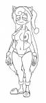 alternate_species breasts clothed clothing female footwear hat headgear headwear humanoidized legwear night_cap nightcap open_clothing open_shirt open_topwear pajamas panties pokemorph shirt shoes slippers socks solo topwear underwear minus8 nintendo pokemon skullgirls generation_1_pokemon humanoid jigglypuff pokemon_(species) hi_res monochrome