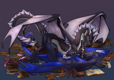 anal_beads animal_dildo animal_sex_toy dildo duo equine_dildo female female/female feral fin head_fin holding_dildo holding_object holding_sex_toy knot knotted_dildo sex_toy simple_background tail tail_fin wings feralfaetha mythology valcyrie valiamoonseer dragon mythological_creature mythological_scalie scalie hi_res