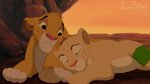 16:9 bandage brown_eyes canon_couple cave disney duo eyes_closed felid female feral fur hand_holding hi_res leaf leaning lion lionstorm looking_down lying male male/female mammal multicolored_body multicolored_fur nala_(the_lion_king) on_front orange_body orange_fur pantherine simba_(the_lion_king) sleeping story story_in_description sunset tan_body tan_fur the_lion_king two_tone_body two_tone_fur widescreen worried wounded young young_feral