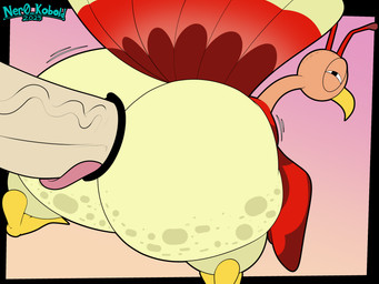 ambiguous_gender ambiguous_penetrated anal anal_penetration anthro anus_mouth beak big_butt big_penis biped black_eyes butt erection feathered_wings feathers feet fellatio genitals gradient_background half-closed_eyes high-angle_view hooked_beak huge_butt humanoid_genitalia humanoid_penis looking_at_viewer looking_back male male/ambiguous male_penetrating motion_lines mouth_anus multicolored_body multicolored_feathers narrowed_eyes nude oral oral_penetration penetration penile penile_penetration penis pink_body pink_skin presenting presenting_hindquarters rear_view red_body red_feathers seductive sex simple_background spots spotted_butt spotted_head tail tail_feathers tan_body tan_skin thick_thighs tongue tongue_out two_tone_body vein veiny_penis wide_hips wings yellow_beak yellow_legs ner0_kobold miitopia nintendo twerkey avian bird galliform phasianid turkey 2025 4:3 colored digital_drawing_(artwork) digital_media_(artwork) english_description hi_res signature watermark