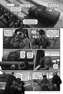 5_fingers anthro beak biped cigarette claws clothed clothing day dialogue dialogue_box driving eyewear feathers feet fingers group hair male military military_uniform open_mouth short_hair smoking smoking_cigarette soldier speech_bubble sunglasses tail tail_feathers talons text toes trio uniform vehicle warrior tristikov avian bird 2026 2:3 comic digital_media_(artwork) english_text hi_res monochrome