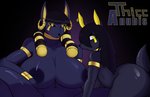 age_difference anthro anubian_jackal anubis big_breasts big_butt black_hair breasts butt canid canine canis cherryfox73 dark_body dark_fur deity duo egyptian egyptian_mythology female femboy fur hair hi_res huge_breasts jackal jewelry looking_at_viewer lucas_(sssonic2) male male/female mammal mature_anthro mature_female middle_eastern_mythology mother_(lore) mother_and_child_(lore) mother_and_son_(lore) mythology nipples nude older_female parent_(lore) parent_and_child_(lore) parent_and_son_(lore) simple_background son_(lore) thick_thighs wide_hips younger_male