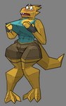 anthro big_breasts big_butt breasts butt female huge_breasts low_poly polygons solo video_game_reference wide_hips teliars643 tomb_raider undertale_(series) alphys lizard monster reptile scalie 5:8 hi_res