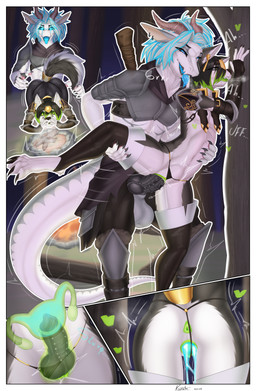 andromorph andromorph/male anthro balls blue_eyes blush bodily_fluids butt claws clothed clothing cum duo erection fingers fluffy_ears fur genital_fluids genitals hair horn inaccurate_knotting intersex intersex/male male nude penetration penis sex tail vaginal vaginal_penetration vulva white_body white_hair kiunata mythology alistair_hassler lime_(powder.hound) canid canine canis domestic_dog dragon eastern_dragon husky mammal mythological_creature mythological_scalie nordic_sled_dog scalie spitz absurd_res digital_media_(artwork) hi_res