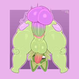 anal anal_fluids anal_penetration anthro anthrofied anus backsack balls bent_over big_balls big_butt blush bodily_fluids body_blush border butt butt_grab disembodied_hand disembodied_penis duo erection foreskin fur genitals glans gradient_penis green_body green_fur green_penis hand_on_butt huge_balls huge_butt huge_thighs humanoid_genitalia humanoid_penis looking_through looking_through_legs male male/male male_penetrated male_penetrating male_penetrating_male motion_lines narrowed_eyes one_eye_closed onomatopoeia penetration penile penile_penetration penis penis_blush penis_in_ass pink_anus pink_glans pink_penis pokemorph purple_background purple_balls purple_penis rear_view red_eyes sex simple_background solo_focus sound_effects text thick_thighs frumples nintendo patreon pokemon felid feline generation_6_pokemon generation_9_pokemon goodra mammal pokemon_(species) sprigatito 1:1 2022 artist_name dated digital_drawing_(artwork) digital_media_(artwork)