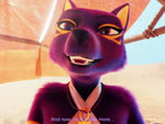 2024 3d_(artwork) 3d_animation 4:3 acidic ambiguous_gender animated anthro anubian_jackal breath cakeinferno canid canine canis chloe_(cakeinferno) clothing conditional_dnp dialogue digital_media_(artwork) disregard67 duo ears_down ears_up egyptian_clothing egyptian_mythology female female/ambiguous fingers first_person_view food fruit fur genie grape jackal looking_at_viewer mammal markings middle_eastern_mythology moan mouth_shot mythology open_mouth pivoted_ears plant presenting_mouth short_playtime solo_focus sound sound_effects talking_to_viewer teeth tongue tongue_out uvula voice_acted webm