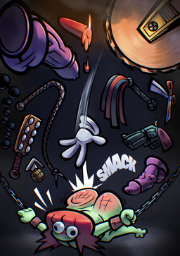 absurd ambiguous_gender anal_beads anthro bdsm big_butt blade blush bondage bound butt butt_slap candle candlelight chain chained cuff_(restraint) dildo disembodied_hand duo explosives floating_hands floating_objects flog flogger flogging grenade gun humor imminent_penetration light lying lying_on_ground no_cutting on_front on_ground onomatopoeia paddle ranged_weapon red_butt restraints scissors sex_toy slap slightly_chubby solo_focus sound_effects spanking text torture torture_chamber torture_device wax_play weapon whip wide_eyed redditholesome redditholesome_(sona) amphibian frog absurd_res hi_res nonbinary_(lore)