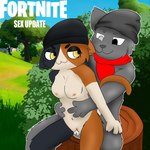 anthro beanie bodily_fluids breasts clothing cum duo female genital_fluids genitals hat headgear headwear leaking_cum leaking_pussy male male/female nature nipples penetration penis pussy sex stump vaginal vaginal_penetration renel epic_games fortnite meow_skulls peanut_j._butter_(bad5001) calico_cat domestic_cat felid feline felis mammal 1:1 hi_res