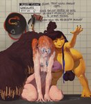 after_oral animal_genitalia animal_penis anthro balls bent_over big_breasts big_flare bodily_fluids breasts cum cum_covered cum_everywhere cum_from_mouth cum_in_hair cum_in_mouth cum_inside cum_on_body cum_on_breasts cum_on_face cum_on_head detailed_background dialogue duo equine_genitalia equine_penis excessive_cum excessive_genital_fluids eyewear female flared_penis genital_fluids genitals goggles goggles_on_face gym_leader gynomorph gynomorph/female hair huge_flare intersex intersex/female kneeling messy nipples open_mouth partially_flared penis shocked swimming_goggles text yellow_body yellow_skin santafire nintendo pokemon misty_(pokemon) generation_3_pokemon human mammal mawile pokemon_(species) english_text hi_res