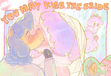 anal anthro anus big_anus big_breasts big_butt bodily_fluids breasts butt clothing dress duo female garter_straps kiss_on_anus kiss_on_butt kissing lipstick looking_back makeup male male_rimming_female oral pink_body rimming sex sweat thick_thighs wedding_dress smashmat animal_crossing nintendo cyrus_(animal_crossing) reese_(animal_crossing) alpaca camelid mammal absurd_res hi_res