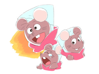 biped bodily_fluids brown_body crying eyes_closed simple_background solo tears hikari_gamba gamba_no_bouken gamba_no_bouken_(series) chuuta mammal mouse murid murine rodent 4:3 hi_res