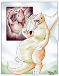 abdominal_bulge duo internal male male_pred male_prey open_mouth oral_vore pokeball soft_vore tongue tongue_out vore keymzx nintendo pokemon charmeleon dragonite generation_1_pokemon pokemon_(species) digital_media_(artwork)