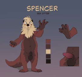 animal_genitalia anthro balls brown_body brown_fur cutaway erection feet fully_sheathed fur genitals gradient_background looking_at_viewer male male_anthro membrane_(anatomy) nude nude_anthro nude_male penis pink_penis sheath simple_background slightly_chubby slightly_chubby_anthro slightly_chubby_male solo standing tan_body tan_fur toes wave webbed_feet webbed_hands whiskers mintyderg mammal mustelid otter sea_otter 2024 hi_res model_sheet