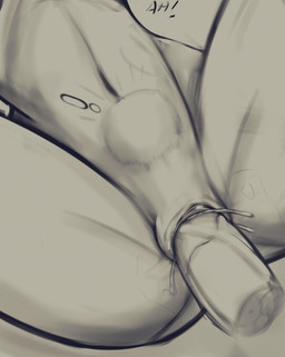 abdominal_bulge anthro balls big_balls big_penis bodily_fluids butt duo erection female female_penetrated genitals humanoid_genitalia humanoid_penis male male/female male_penetrating male_penetrating_female muscular muscular_male nude penetration penis sex simple_background size_difference tail vaginal vulva ferrn may_(ferrn) siegfried_(ferrn) felid feline human humanoid leopard mammal pantherine absurd_res digital_media_(artwork) hi_res huge_filesize sketch