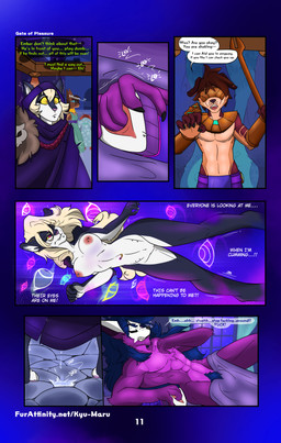 accessory anthro blonde_hair breasts clothing coat dialogue duo egyptian egyptian_clothing exhibitionism female fur genitals greek_clothing grey_body grey_fur hair imagination magic male male/female masturbation non-euclidean_sex nude nude_female penetrable_sex_toy piercing portal portal_fleshlight portal_sex profanity public sex sex_toy sibling_incest sibling_lust text thinking_with_portals topwear usekh vaginal kyu-maru ember_siegfried canid canine canis demon domestic_cat domestic_dog felid feline felis hybrid lion mammal noxkat pantherine absurd_res comic english_text hi_res url