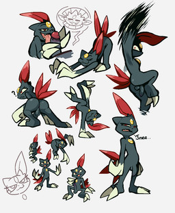 action_pose anthro anthro_on_anthro anus ass_up backsack balls bent_over big_claws biped black_body black_fur butt chest_gem claws crouching cute_fangs duo erection expression_avatar eyelashes eyes_closed fangs feathers finger_claws flaccid forehead_gem foreskin fur gem genitals glans grey_body handstand humanoid_genitalia humanoid_penis licking male male/male motion_blur narrowed_eyes one_eye_closed oral penile penis penis_lick pink_glans pose question_mark red_body red_eyes red_feathers retracted_foreskin sex simple_background sitting smile stretching teeth toe_claws tongue tongue_out unretracted_foreskin upside_down white_background white_body white_fur wink darkluxia nintendo pokemon generation_2_pokemon generation_4_pokemon pokemon_(species) sneasel weavile 2022 aliasing digital_media_(artwork) multiple_images