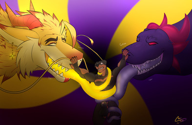 animal_genitalia anthro anthro_pred balls bodily_fluids dripping ear_piercing fangs forked_tongue fur genitals glowing glowing_tongue goo_drip group horn larger_anthro larger_male larger_pred licking male male_pred muscular muscular_anthro muscular_male oral piercing purple_body purple_flesh red_eyes saliva saliva_drip saliva_on_tongue saliva_string sharp_teeth sheath size_difference slime soft_vore spiked_tail spikes spikes_(anatomy) tail teeth tongue tongue_out tongue_wrap tongue_wrapped trio vore willing_pred fir3dragon0113 mythology devourer_(razor_koopa) ren_(fir3dragon0113) canid canine canis domestic_dog dragon eastern_dragon furred_dragon furred_scalie goo_creature goo_dragon mammal mastiff molosser mythological_creature mythological_scalie pinscher rottweiler scalie hi_res