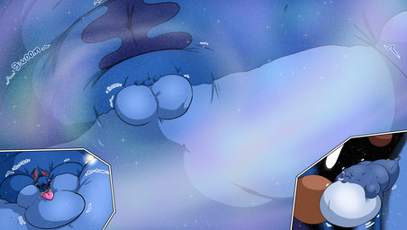4_arms anthro astronomical_hyper belly belly_expansion big_belly big_butt big_cheeks big_moobs big_tail black_eyes black_facial_hair black_mustache blobby blue_body blue_ears blue_nose blue_tail butt butt_expansion cheek_expansion chef_hat chubby_cheeks close-up clothing duo empty_eyes expansion facial_hair hat headgear headwear huge_belly huge_butt huge_cheeks huge_moobs huge_tail hyper hyper_belly hyper_butt hyper_cheeks hyper_moobs hyper_tail immobile macro_anthro macro_male male moob_expansion moobs morbidly_obese morbidly_obese_anthro morbidly_obese_male multi_arm multi_limb multicolored_body mustache obese obese_anthro obese_male onomatopoeia open_mouth open_smile overweight overweight_anthro overweight_male pink_inner_ear pink_tongue planet red_mouth red_nose sharp_teeth smile sound_effects sunken_head sunken_limbs swelling tail tail_expansion teeth text tongue tongue_out two_tone_body weight_gain white_body white_clothing white_hat white_headwear greggrth disney lilo_and_stitch frenchfry_(lilo_and_stitch) stitch_(lilo_and_stitch) alien experiment_(lilo_and_stitch) 2025 cel_shading colored digital_media_(artwork) hi_res shaded