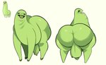 balls big_balls big_butt big_penis butt feral genitals male overweight overweight_feral overweight_male penis smile solo thick_thighs samirachuni bunchie absurd_res hi_res