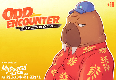 aloha_shirt anthro brown_body clothed clothing deadpan hat headgear headwear logo looking_at_viewer male pattern_clothing pattern_shirt pattern_topwear serious shirt simple_background slightly_chubby solo text tired title topwear unimpressed yellow_background mytigertail odd_taxi hiroshi_odokawa_(odd_taxi) aquatic mammal pinniped walrus bust_portrait comic cover cover_art cover_page digital_media_(artwork) english_text hi_res japanese_text portrait translation_request url