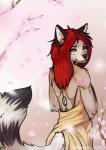 ambiguous_gender anthro fur hair looking_at_viewer solo standing towel bishkah291ax48 canid canine mammal digital_media_(artwork) shaded