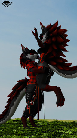 anthro breast_grab breasts butt detailed_background duo eyeliner female freckled_arms freckled_breasts freckled_butt freckled_chest freckled_face freckled_legs freckled_shoulders freckled_thighs freckles hand_on_breast hand_on_hip highlights_(coloring) hug makeup male male/female markings medium_breasts red_eyeliner red_eyes red_highlights tail whiskers hound_helldan mythology hound_(hound_helldan) jessika_(hound_helldan) canid canid_demon canine demon hellhound hybrid mammal mythological_canine mythological_creature novabeast 3d_(artwork) 4k 9:16 absurd_res blender_(artwork) digital_media_(artwork) hi_res watermark brother_(lore) brother_and_sister_(lore) sibling_(lore) sister_(lore) twins_(lore)
