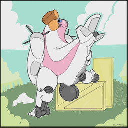 aircraft anus backsack balls butt genitals machine male presenting presenting_anus presenting_hindquarters puffy_anus raised_leg solo tailbutt vehicle daleks2377 aeromorph living_aircraft living_machine living_vehicle absurd_res hi_res