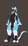 anthro horn machine male nude simple_background solo standing tail hofi-peak hofi_(hofi_peak) android robot synth_(vader-san) hi_res