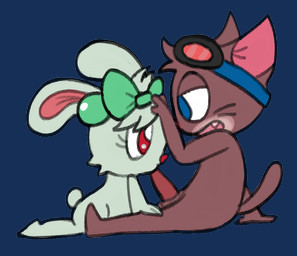 all_fours anthro anthro_on_anthro arm_support bent_arm big_eyes big_iris biped black_whiskers blue_eyes bow_(feature) bow_only brown_body brown_fur brown_tail cheek_tuft duo extended_arm extended_leg eyelashes eyewear eyewear_on_head eyewear_only facial_tuft fangs fellatio female fingers fur fur_tuft genitals goggles goggles_on_head goggles_only green_body green_ears green_fur green_tail head_tuft interspecies iris light_body light_ears light_fur light_nose light_tail loli long_eyelashes looking_at_another looking_at_partner male male/female monotone_body monotone_fur monotone_genitals monotone_penis monotone_tail mostly_nude mostly_nude_anthro mostly_nude_female mostly_nude_male nude open_mouth oral penile penis pink_inner_ear pink_penis pupils red_eyes red_nose scut_tail sex short_tail shota side_view simple_background sitting tail teeth transparent_background tuft whiskers white_pupils young young_anthro young_female young_male young_on_young whirchi murphy_and_mitzi bunny_(ajmarekart) murphy_(ajmarekart) domestic_cat felid feline felis lagomorph leporid mammal rabbit 2021 alpha_channel digital_drawing_(artwork) digital_media_(artwork)