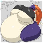 absurd_res anthro belly big_breasts blush breasts calico_cat clothing curvy_figure domestic_cat epic_games felid feline felis female fortnite fur glistening glistening_belly hair_down heart_symbol hi_res huge_breasts huge_thighs hyper hyper_pregnancy kneeling looking_at_self mammal markings meow_skulls motion_lines multicolored_body multicolored_fur nervous one_eye_closed pregnancy_test pregnant pregnant_anthro pregnant_female sketch solo spilling_out tail tail_markings text thick_thighs topwear two_tone_body two_tone_fur voluptuous voluptuous_anthro voluptuous_female worried worried_face worried_look yellow_eyes zudofu