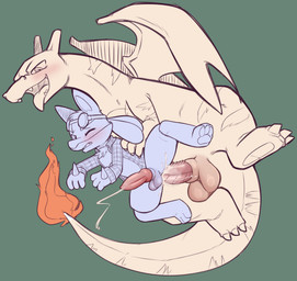 anal anal_orgasm anal_penetration animal_genitalia animal_penis anthro biped bipedal_feral blush bodily_fluids butt canine_genitalia canine_penis clothed clothing cum cum_in_ass cum_inside cum_on_butt cum_while_penetrated digitigrade duo ejaculation fangs feral fire flaming_tail flannel_shirt genital_fluids genitals green_background hands-free interspecies knot knotted_penis larger_feral larger_male looking_at_another looking_at_partner looking_back looking_back_at_another looking_back_at_partner looking_down looking_down_at_partner male male/male open_clothing open_mouth open_smile open_topwear orgasm penetration penile penile_penetration penis pink_penis ridged_penis side_view simple_background size_difference smaller_anthro smaller_male smile tail teeth tongue tongue_out topwear porldraws nintendo pokemon nova_the_lucario_(character) charizard generation_1_pokemon generation_4_pokemon lucario pokemon_(species) 2023 absurd_res digital_drawing_(artwork) digital_media_(artwork) hi_res