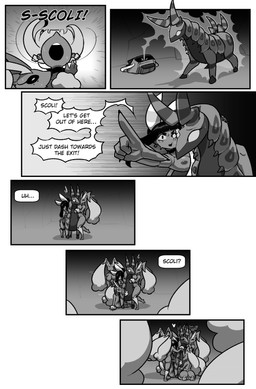 5_fingers anthro big_butt biped black_hair bodily_fluids breasts butt dialogue female female_anthro feral fingers hair heart_symbol humanoid_hands male male_feral male_humanoid nude nude_anthro nude_female nude_male speech_bubble standing sweat sweatdrop text cuchuflin nintendo pokemon andre_(cuchuflin) animal_humanoid arachnid arachnid_humanoid arthropod arthropod_humanoid generation_4_pokemon generation_5_pokemon humanoid lopunny pokemon_(species) scolipede 2026 absurd_res comic english_text hi_res monochrome