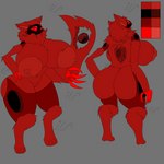 areola big_areola big_breasts big_tail breasts female fluffy huge_breasts machine mature_female moon multi_eye nipples non-mammal_nipples solo tail thick_thighs protogenqueen bloodmoon_(projectalexofc) mamagen protogen 1:1 absurd_res hi_res